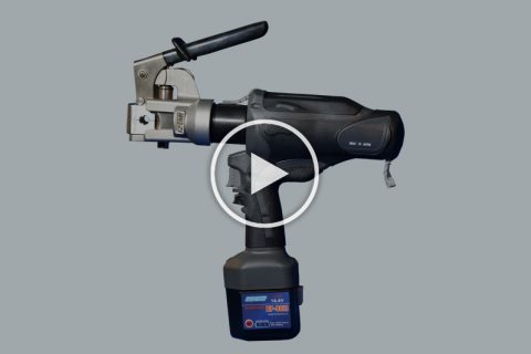充电式液压切刀REC-S524T 产品简介及操作视频展示（重点推荐产品12）